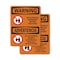 Signmission No Alcoholic Beverages Bilingual, 3.5 in W x Rectangle, Vinyl Decal OS-2PACK-WS-D-35-L-12696 - alternate 1